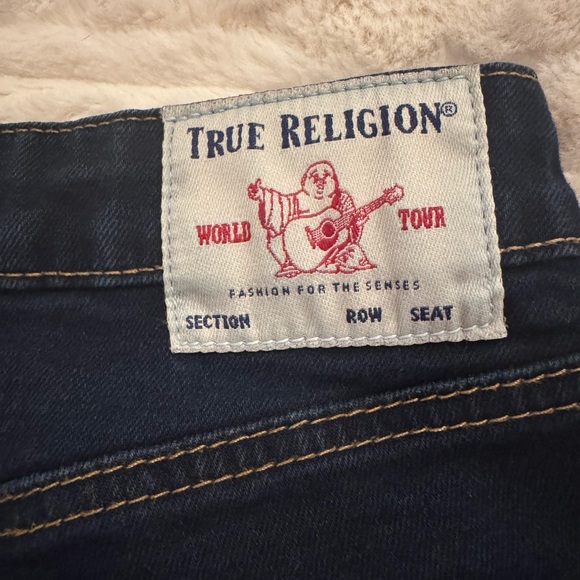 Women’s True Religion High-Rise Skinny Dark Denim Jeans - Picture 4 of 6